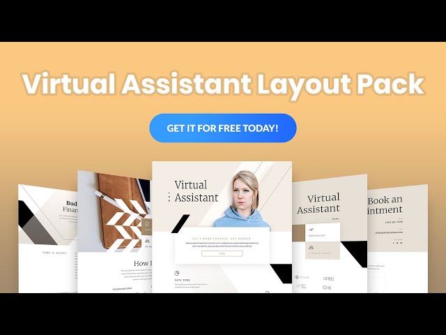 Get a FREE Virtual Assistant Layout Pack for Divi