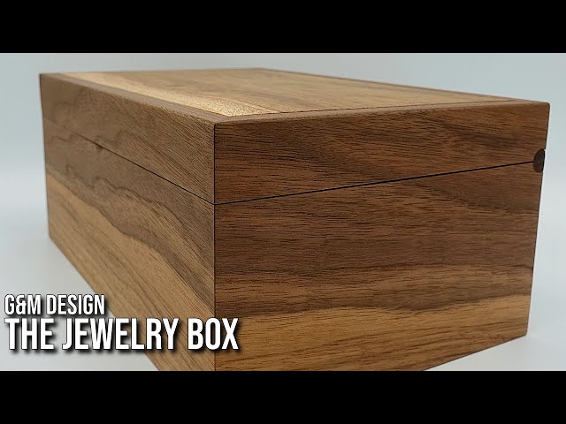 Making a Wooden Hinge Jewelry Box From Walnut & Mango | Woodworking