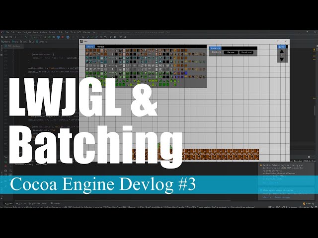 LWJGL, Batching, and Font Rendering | Cocoa Engine Devlog #3