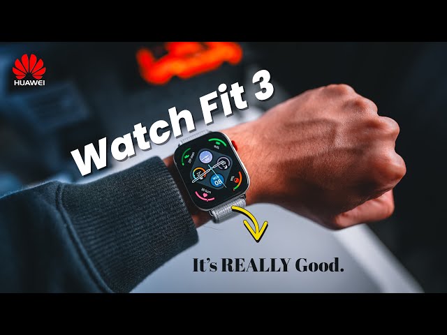 HUAWEI Watch Fit 3: I Did NOT Expect This! Amazing Value, Ultra Smooth, Android/iOS Support 🔥