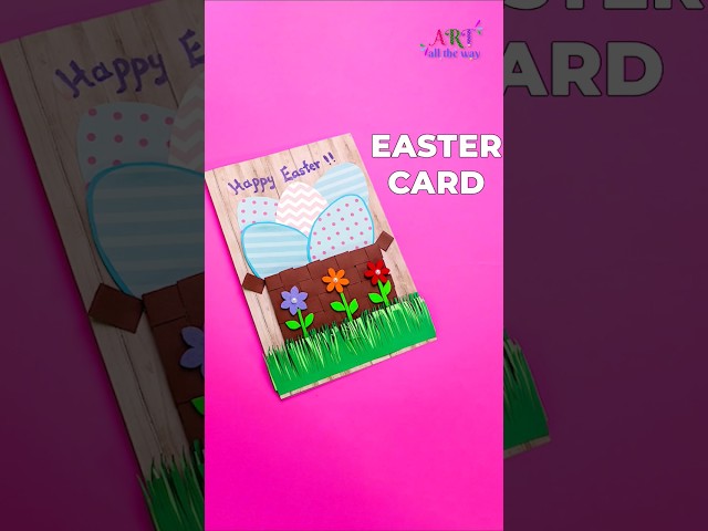 Easter Card #ventunoart #diy #easterart #craft #easter2024 #eastercard #card #cards #easter