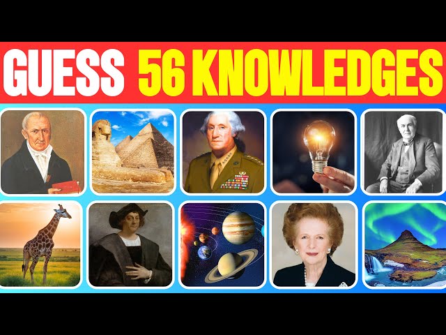 How Good is Your General Knowledge? | 56 Questions Challenge | Easy, Medium, Hard, Impossible