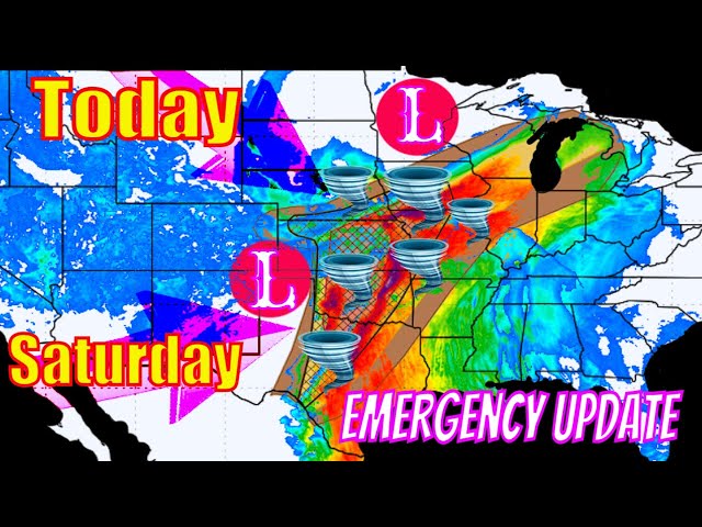 Emergency Update! HUGE Changes! Strong Tornadoes, Very Large Hail