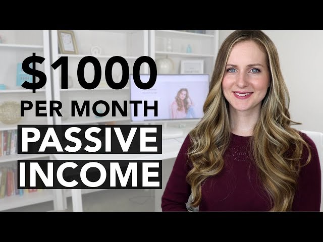 9 Passive Income Ideas (that earn $1000+ per month)