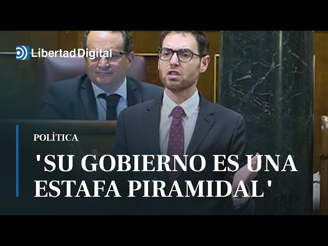 Sánchez, noqueado por un demoledor repaso de Sergio Sayas: "Su Gobierno es una estafa piramidal"