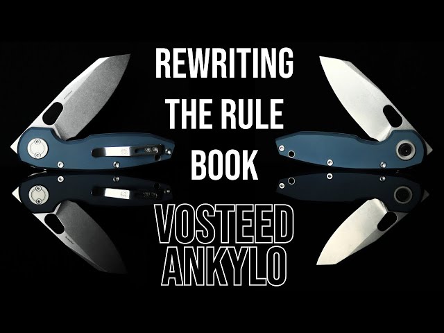 Reinventing The Button Lock! - Vosteed Knives Ankylo