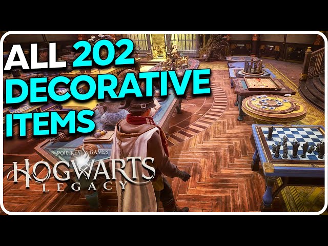 ALL 202 Room of Requirement Decorations Showcase Hogwarts Legacy