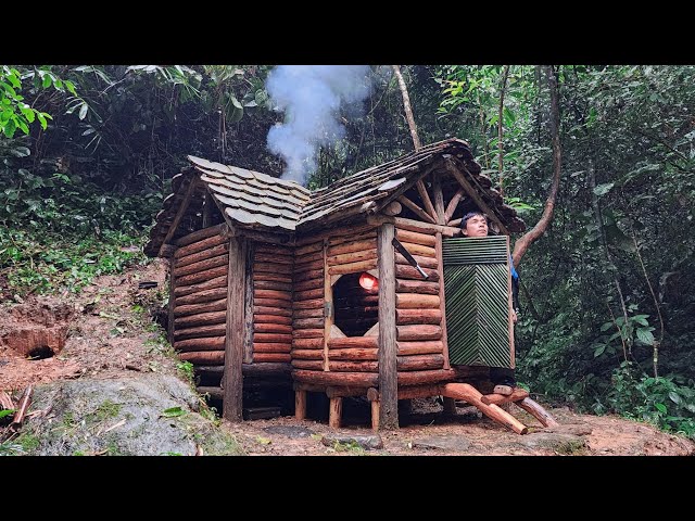 Repairing a house abandoned for 2 years in the forest, going to the bush