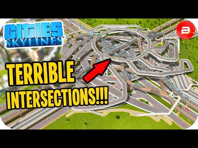 Fixing HORRENDOUS Intersections that made me Cry in Cities: Skylines Fix Your City