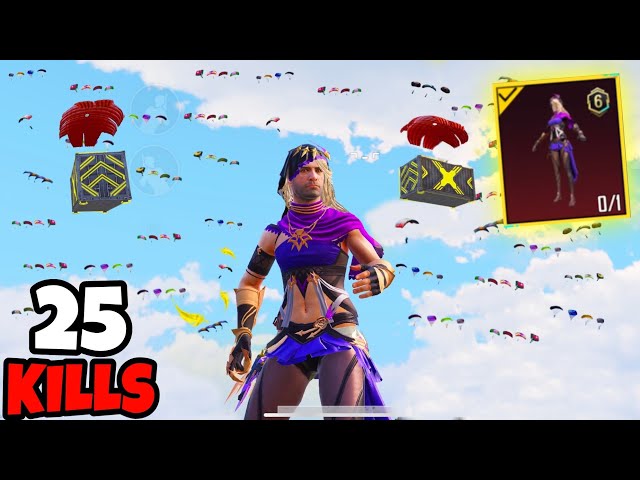Trying The *NEW* Max Royal Pass Clothes in BGMI • (25 KILLS) BGMI Gameplay