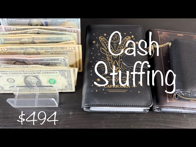 Cash Envelope Stuffing $494! Bi-Weekly Pay | Zero-Based Budget