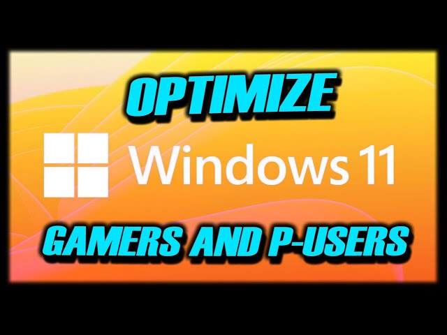 How to Get MORE FPS in Windows 11!