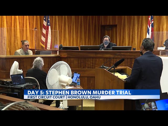 Day 5 of Stephen Brown murder trial: suspect takes the stand, but blames former girlfriend for