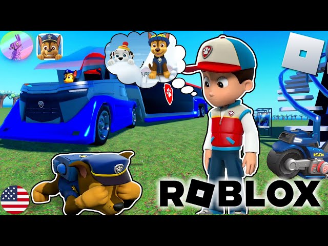 😎PAW Patrol Mighty Base & Mighty Pups 🐶in Adventure Bay! - Paw Patrol Roblox Episodes HD