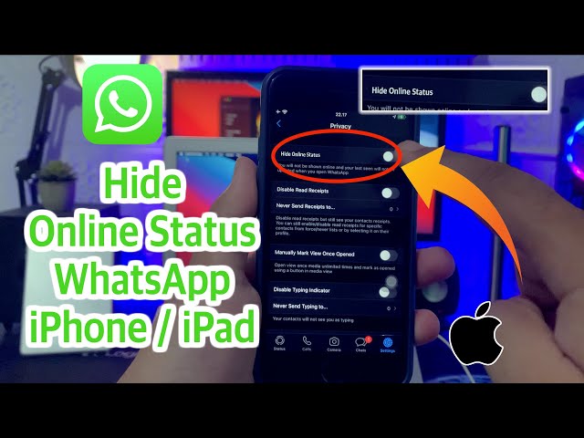 How to Hide Online Status WhatsApp While Chatting on iOS iPhone (Work 100%)