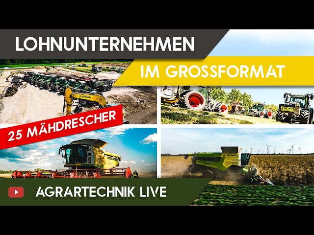 Zu Besuch bei der Johann Heindl GesmbH | 25 Mähdrescher & 30 Traktoren im Einsatz