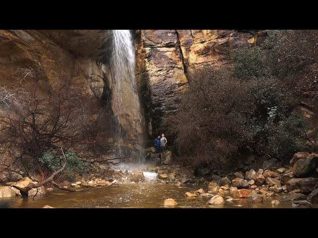 In Search of an Ephemeral Waterfall ~ Red Rock Canyon ~ 4K