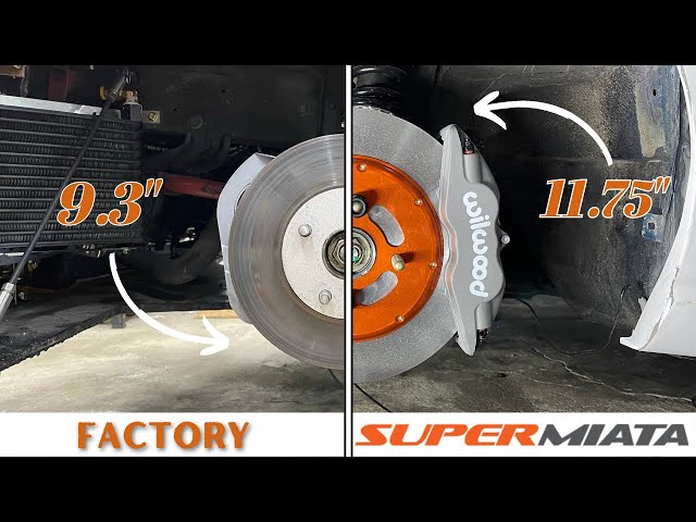 This Kit Will Make Your Miata Stop Like a Racecar! | Supermiata Boxmount 11.75 Big Brake Kit Install
