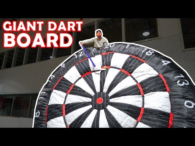 GIANT Hockey-Dart Trick Shots PART 2 | SweetSpotSquad