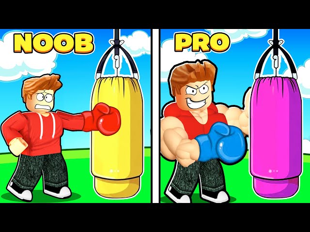 ROBLOX CHOP AND FROSTY PLAYED ONE INCH PUNCH SIMULATOR