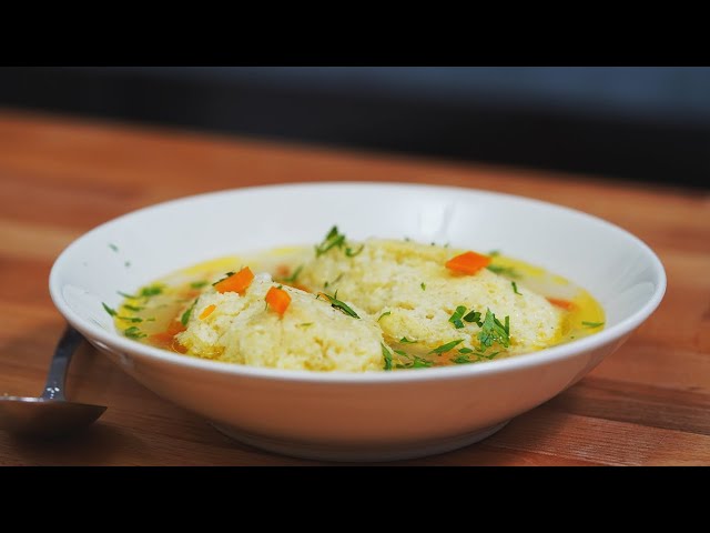 🐥 Chicken Soup with Semolina Dumplings - Soft, Fluffy, and Delicious | Dumpling Soup | Play on Qoob