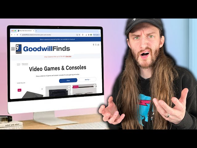 Searching for DEALS on Goodwill's Website