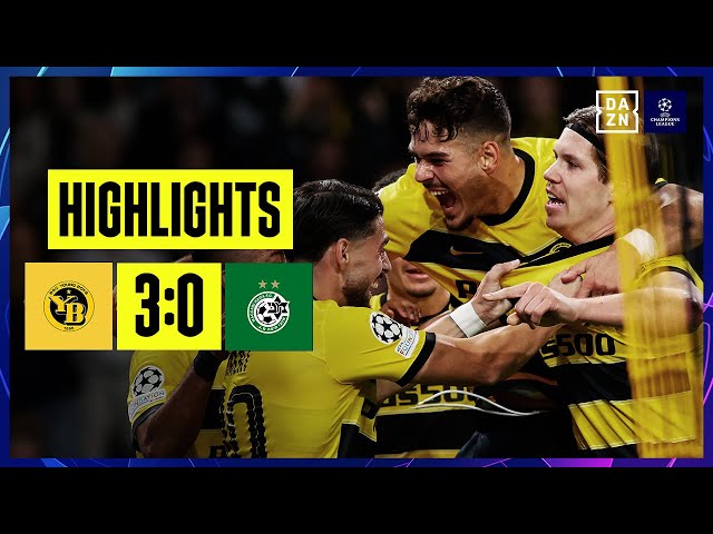 Young Boys mit starker Leistung in die Gruppenphase: YB Bern - Haifa | Playoffs | UCL | DAZN