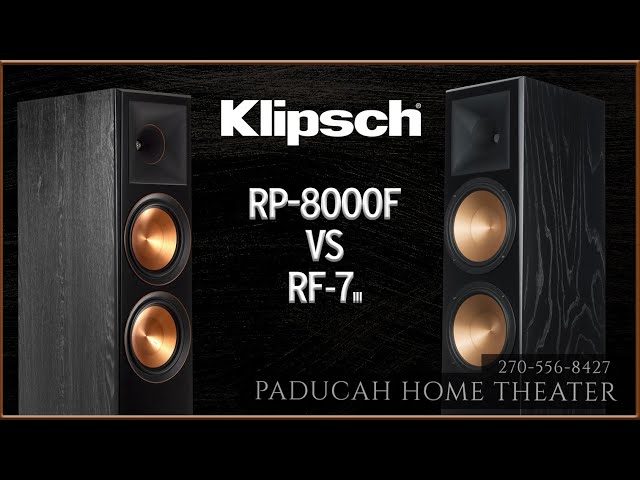 Klipsch RF7III vs RP-8000F - Battle of the big boys.