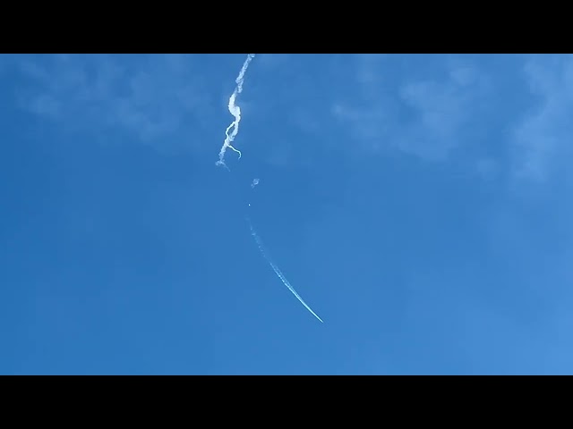 Chinese Balloon being shot down near Myrtle Beach SC