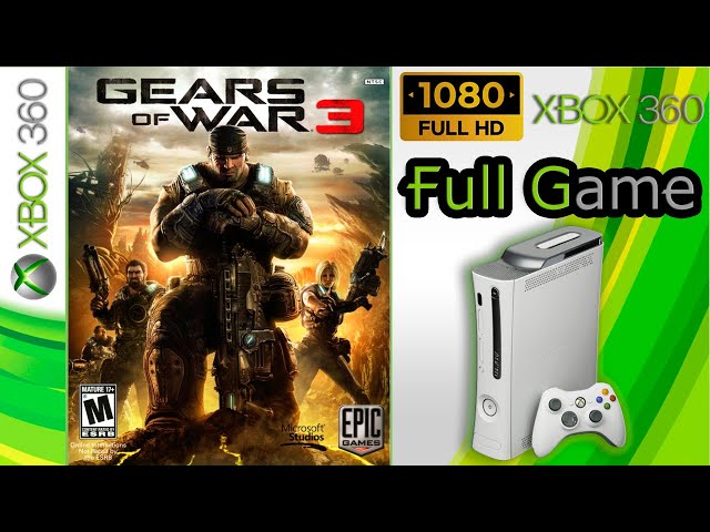 Gears of War 3 - Full Game Walkthrough / Longplay (Xbox 360) Full HD 60ᶠᵖˢ