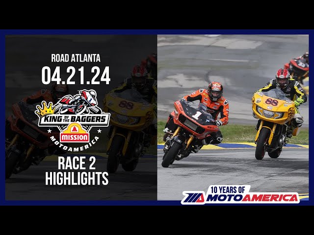 Mission King of the Baggers Race 2 at Road Atlanta 2024 - HIGHLIGHTS | MotoAmerica