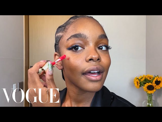 Marsai Martin’s Guide to Bold Blue Eyeliner | Beauty Secrets | Vogue