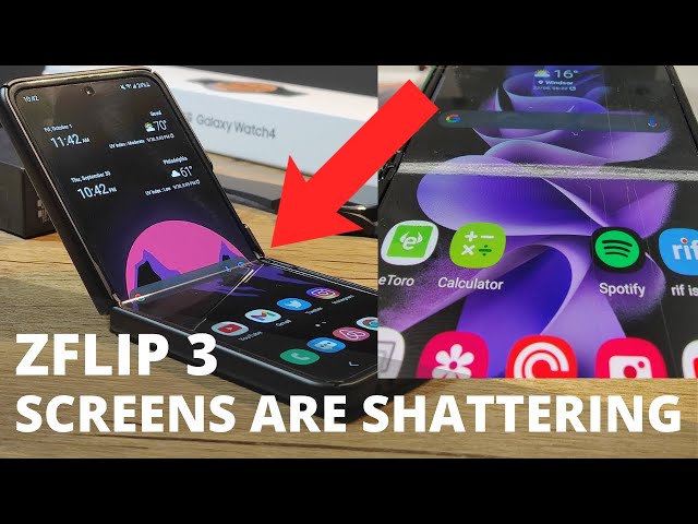 Z FLIP 3 SCREENS SHATTERING! [CHILLED FOSSIL EP 1]