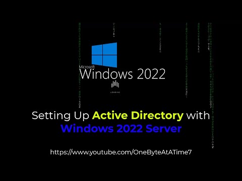 Active Directory With Windows Server 2022