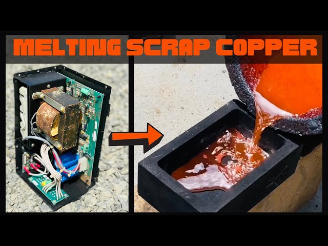 Scrap Copper Melting - Trash To Treasure - ASMR Metal Melting - Fan Mail Opening - BigStackD Casting