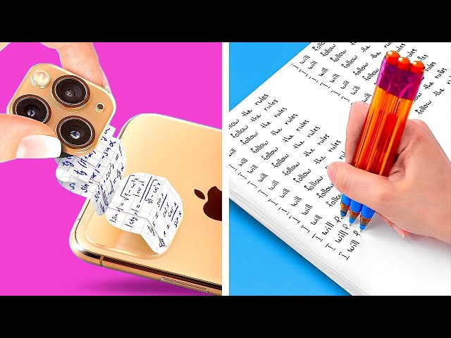 BRILLIANT ART TRICKS AND DRAWING HACKS || Easy And Cool School Hacks By 123GO Like!