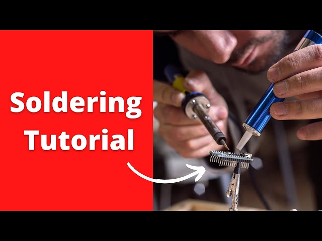 Soldering Tutorial for Beginners | PCB and Wire to Wire