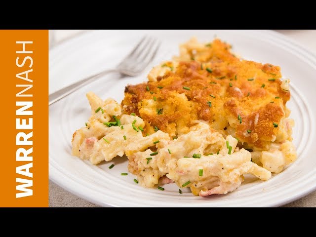 Baked Mac and Cheese Recipe - With Bacon, Bread Crumbs & No Egg - OOOH YEAH!