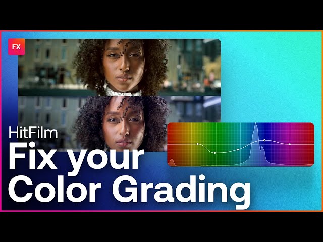 Fix your color grading mistakes in HitFilm #shorttutorial