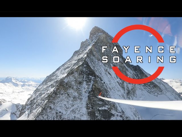 Glider pilot flies to the Matterhorn!