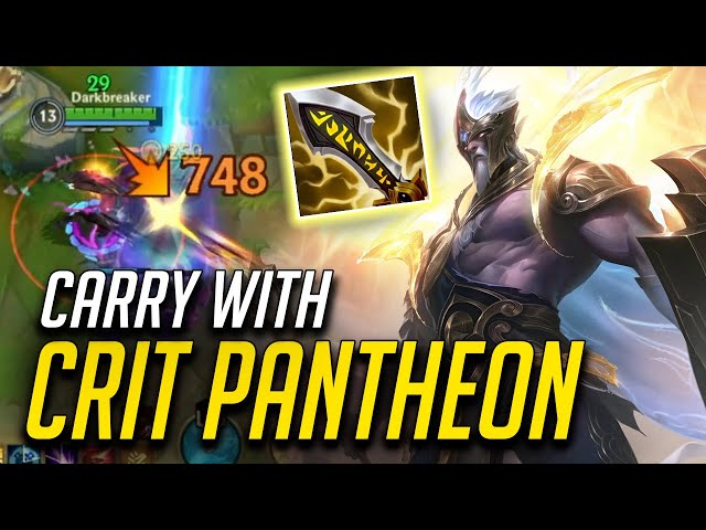 WILD RIFT PANTHEON FULL CRIT BUILD CARRIES IN SOLOQ