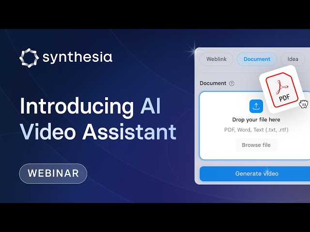 🪄 AI Video Assistant | Synthesia CEO Livestream