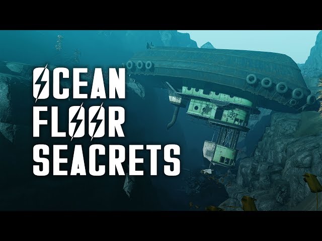 Ocean Floor Seacrets - Let's Explore the Ocean Floor of Fallout 4