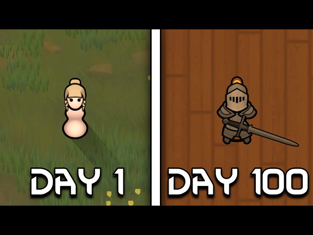 I Spent 100 Days in a Medieval Rimworld