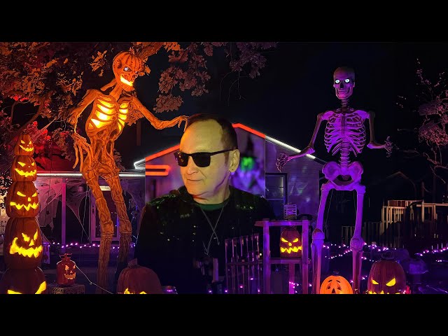 My Dad's Epic Halloween Yard + Billy Ocean Parody