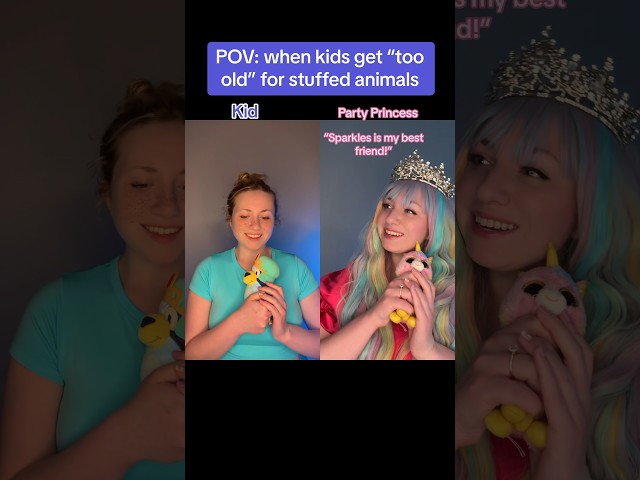 POV: when kids get “too old” for stuffed animals #stuffedanimals #shorts #arianagrande