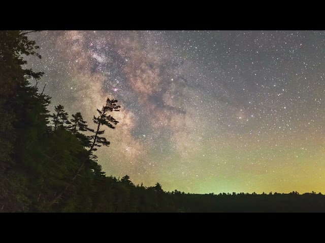 Relaxing Night Calls of Loons Under Starry Skies of Maine