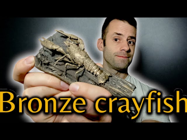 Bronzing a Crayfish: Experimental metal casting.