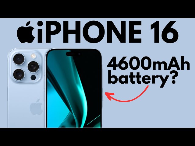 iPhone 16 - BATTERY CAPACITIES LEAKED 🔋