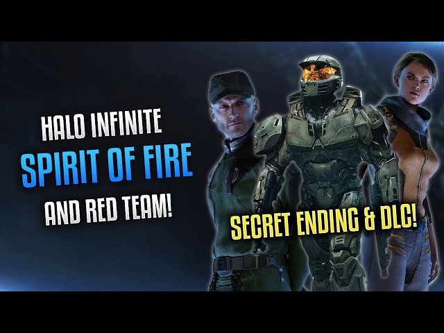 Halo Infinite - SPIRIT OF FIRE RETURNS! Secret Ending, DLC Armor, Red Team, MORE!